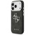 Etui Guess iPhone 17 Pro 4G Big Classic Czarne - Pokrowiec ze Srebrną Ramką