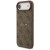 Etui Guess iPhone 17 Air PU 4G Ring Classic Brązowe - Pokrowiec MagSafe
