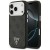 Etui Guess iPhone 17 Pro 4G Triangle Logo Czarne - Pokrowiec MagSafe Srebrne Detale