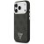 Etui Guess iPhone 17 Pro 4G Triangle Logo Czarne - Pokrowiec MagSafe Srebrne Detale