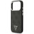Etui Guess iPhone 17 Pro 4G Triangle Logo Czarne - Pokrowiec MagSafe Srebrne Detale