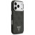 Etui Guess iPhone 17 Pro 4G Triangle Logo Czarne - Pokrowiec MagSafe Srebrne Detale