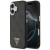 Etui Guess iPhone 17 4G Triangle Logo Czarne - Pokrowiec MagSafe Srebrne Detale