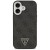 Etui Guess iPhone 17 4G Triangle Logo Czarne - Pokrowiec MagSafe Srebrne Detale