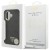 Etui Guess iPhone 17 4G Triangle Logo Czarne - Pokrowiec MagSafe Srebrne Detale