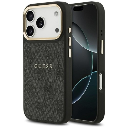 Etui Guess iPhone 17 Pro PU 4G Classic Czarne - Oryginalny Pokrowiec MagSafe