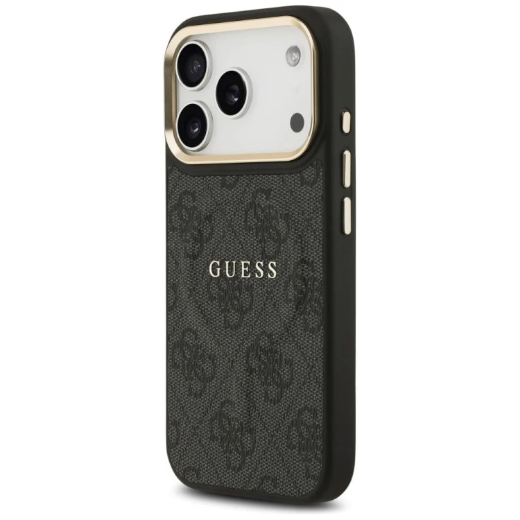 Etui Guess iPhone 17 Pro PU 4G Classic Czarne - Oryginalny Pokrowiec MagSafe