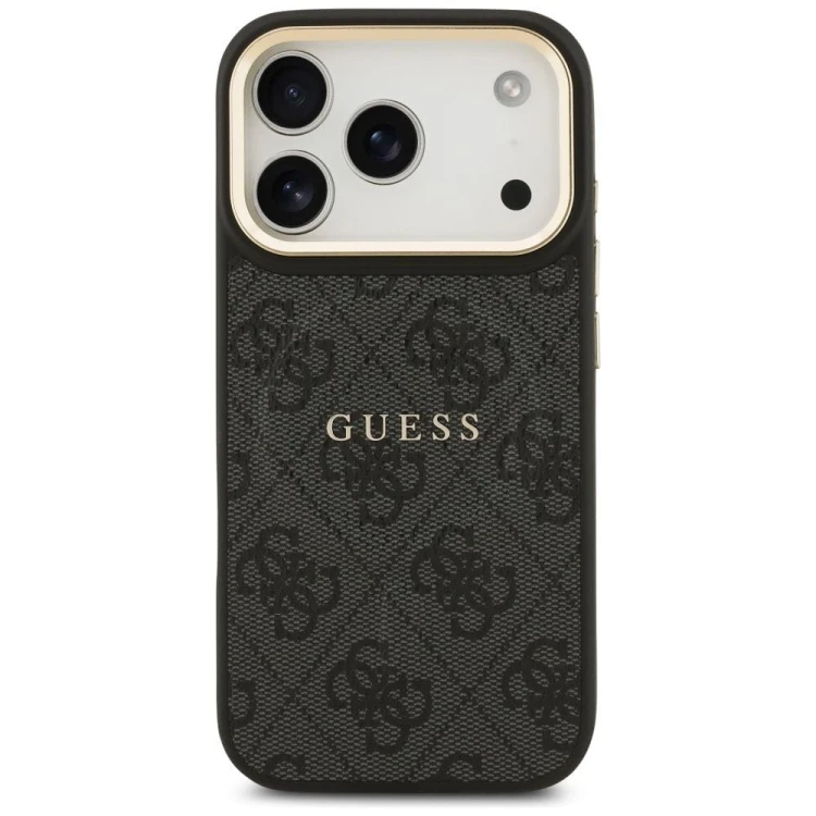Etui Guess iPhone 17 Pro PU 4G Classic Czarne - Oryginalny Pokrowiec MagSafe