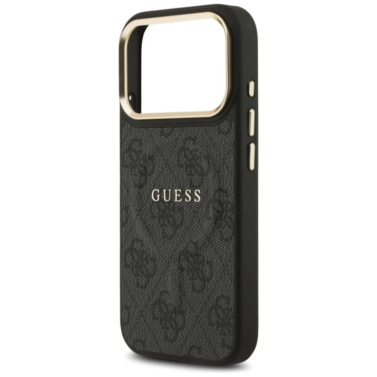 Etui Guess iPhone 17 Pro PU 4G Classic Czarne - Oryginalny Pokrowiec MagSafe