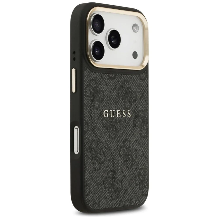 Etui Guess iPhone 17 Pro PU 4G Classic Czarne - Oryginalny Pokrowiec MagSafe