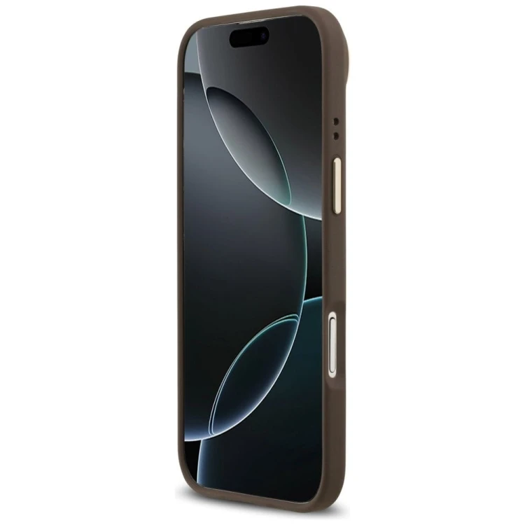 Etui Guess iPhone 17 Air PU 4G Classic Brązowe - Oryginalny Pokrowiec MagSafe