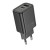 Szybka ładowarka sieciowa Hoco N63 30W (USB-C Power Delivery + USB-A Quick Charge) – czarna
