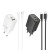 Szybka ładowarka sieciowa Hoco N63 30W (USB-C Power Delivery + USB-A Quick Charge) + kabel Lightning 1m – czarna