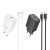 Szybka ładowarka sieciowa Hoco N62 USB-C Power Delivery 30W + kabel USB-C do USB-C 60W 1m – biała