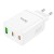 Szybka ładowarka sieciowa Hoco N33 35W (2xUSB-C + USB-A) – biała