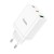 Szybka ładowarka sieciowa Hoco N33 35W (2xUSB-C + USB-A) – biała