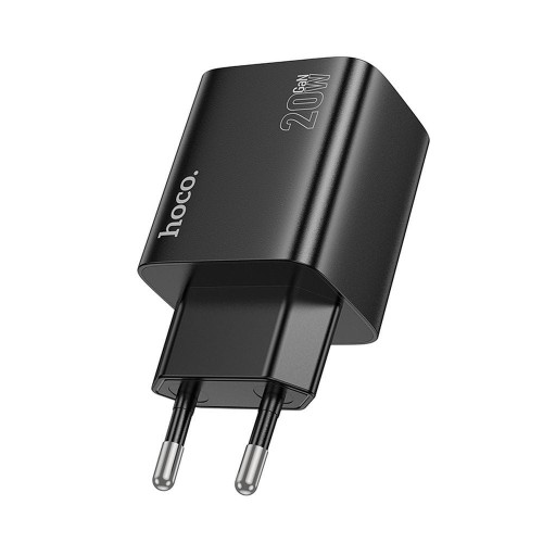 Multifunkcyjna ładowarka sieciowa Hoco N55 20W (2xUSB-C + 2xUSB-A) – czarna