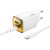 Szybka ładowarka sieciowa Hoco N52 20W (USB-C Power Delivery + USB-A Quick Charge) + kabel USB-C do USB-C 1m – biała