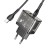 Szybka ładowarka sieciowa Hoco N34 20W (USB-C Power Delivery + USB-A Quick Charge) + kabel USB-C do USB-C 1m – transparentna