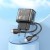 Szybka ładowarka sieciowa Hoco N34 20W (USB-C Power Delivery + USB-A Quick Charge) + kabel USB-C do USB-C 1m – transparentna