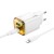 Szybka ładowarka sieciowa Hoco N52 20W (USB-C Power Delivery + USB-A Quick Charge) + kabel Lightning 1m – biała