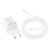 Multifunkcyjna ładowarka sieciowa Hoco N56 30W (2xUSB-C + 2xUSB-A) + kabel Lightning 1m – biała