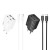 Multifunkcyjna ładowarka sieciowa Hoco N56 30W (2xUSB-C + 2xUSB-A) + kabel Lightning 1m – biała