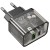 Szybka ładowarka sieciowa Hoco N34 20W (USB-C Power Delivery + USB-A Quick Charge) – transparentna