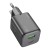 Miniaturowa ładowarka sieciowa GaN Hoco N41 20W (USB-C Power Delivery + USB-A Quick Charge) – czarna
