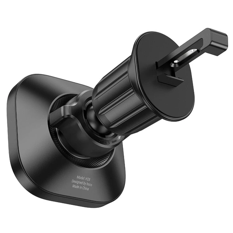 Magnetyczny uchwyt samochodowy Hoco H28 zgodny z MagSafe do kratki nawiewu – czarny