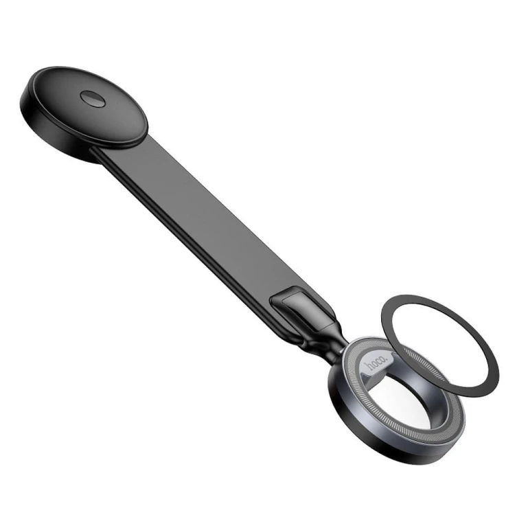 Magnetyczny uchwyt samochodowy Hoco H71 zgodny z MagSafe na deskę rozdzielczą – czarno-szary