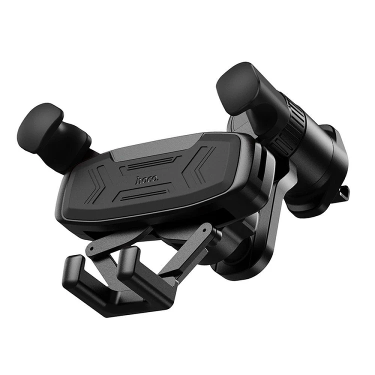 Grawitacyjny uchwyt samochodowy Hoco H66 do kratki nawiewu – czarny