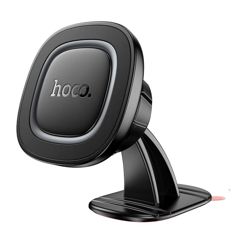 Magnetyczny uchwyt samochodowy Hoco H73 na deskę rozdzielczą – czarno-szary