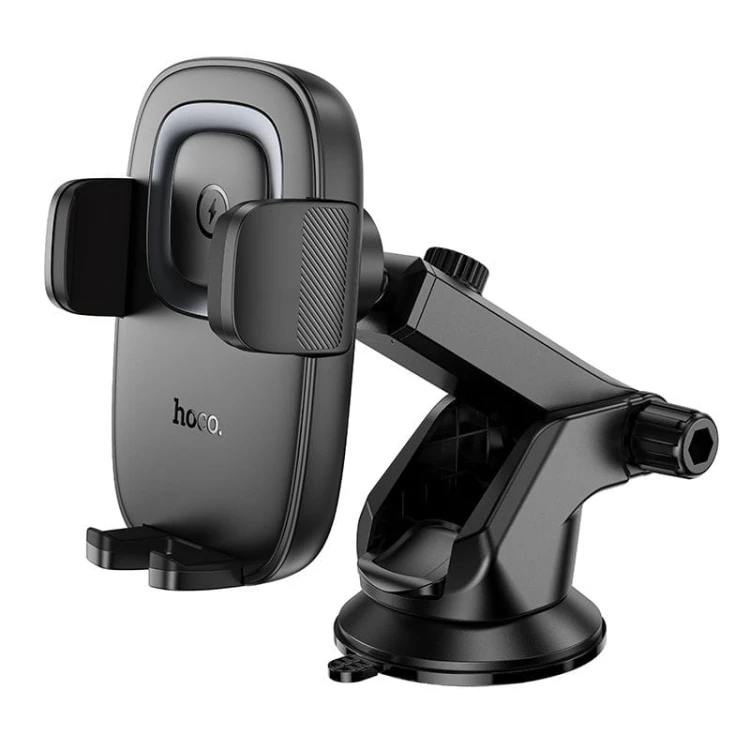 Indukcyjny uchwyt samochodowy Hoco HW32 15W – kompatybilny z MagSafe, do kratki nawiewu – czarny