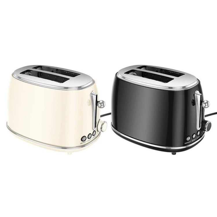 Stylowy toster w stylu Retro Hoco HE50 – 850W, 6 poziomów opiekania – czarny