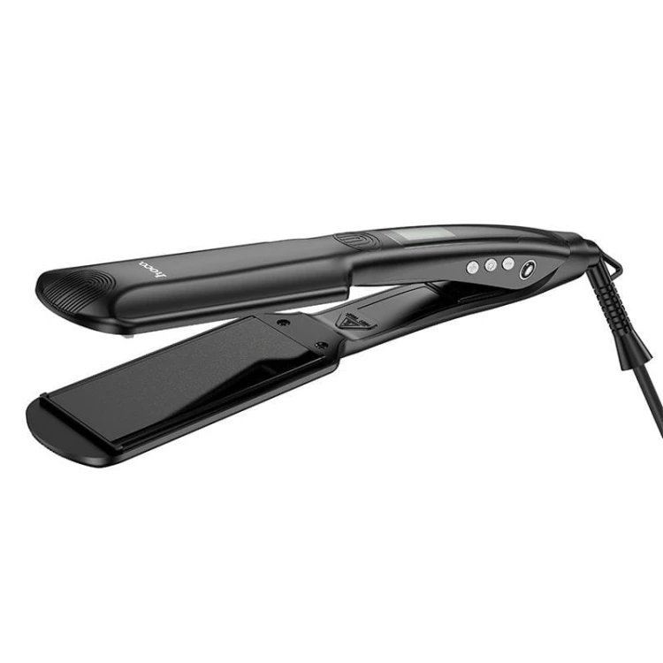 Profesjonalna prostownica do włosów Hoco DAR35 z wyświetlaczem LCD – szeroki zakres temperatur 50-230°C – czarna