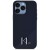 Ekskluzywne etui Karl Lagerfeld do iPhone 15 Pro MagSafe Silicone Shadow Metal Initial – czarne