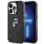 Luksusowe etui Karl Lagerfeld do iPhone 15 Pro Glitter MagSafe – czarne