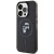 Luksusowe etui Karl Lagerfeld do iPhone 15 Pro Glitter MagSafe – czarne