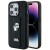 Ekskluzywne etui Karl Lagerfeld do iPhone 14 Pro Gripstand Saffiano KC PIN – czarne