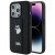 Ekskluzywne etui Karl Lagerfeld do iPhone 14 Pro Max Gripstand Saffiano Choupette PIN – czarne