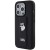 Ekskluzywne etui Karl Lagerfeld do iPhone 14 Pro Max Gripstand Saffiano Choupette PIN – czarne