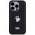Ekskluzywne etui Karl Lagerfeld do iPhone 14 Pro Max Gripstand Saffiano Choupette PIN – czarne