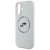 Ekskluzywne etui Karl Lagerfeld do iPhone 16 MagSafe Silicone Double Heads And Circle – beżowe