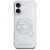 Luksusowe etui Karl Lagerfeld do iPhone 16 IML Rhinestones Karl Head – transparentne