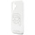 Luksusowe etui Karl Lagerfeld do iPhone 16 IML Rhinestones Karl Head – transparentne