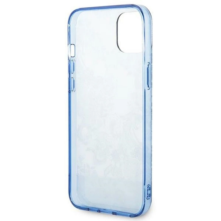 Guess etui iPhone 14 Plus niebieskie IML Electro Cam – oryginalne futerał GUHCP14MHGPLHB