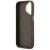 Etui Guess iPhone 17 4G Stripe Brązowe - Oryginalny Pokrowiec MagSafe Złota Ramka