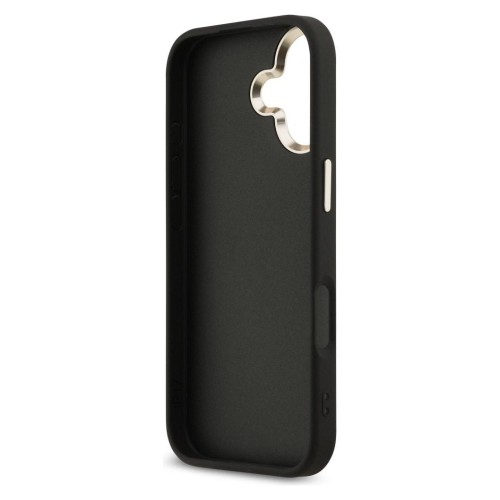 Etui Guess iPhone 17 Big 4G Classic Złoto-Czarne - Futerał MagSafe z Paskiem