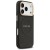 Etui Guess iPhone 17 Pro Peony Hot Stamp Czarne - Saffiano MagSafe Gold Detale